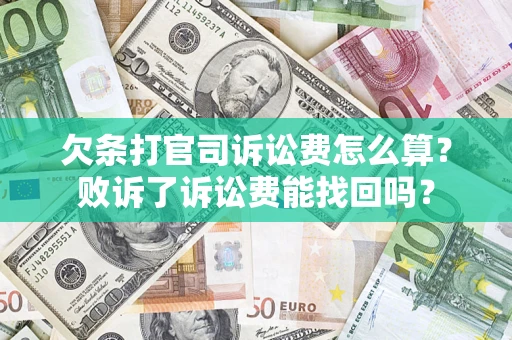 济南欠条打官司诉讼费怎么算？败诉了诉讼费能找回吗？