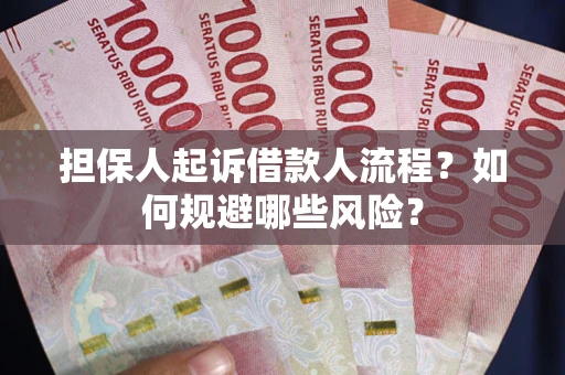 济南担保人起诉借款人流程？如何规避哪些风险？