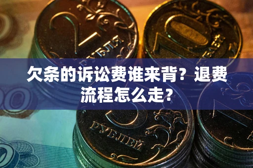 济南欠条的诉讼费谁来背？退费流程怎么走？